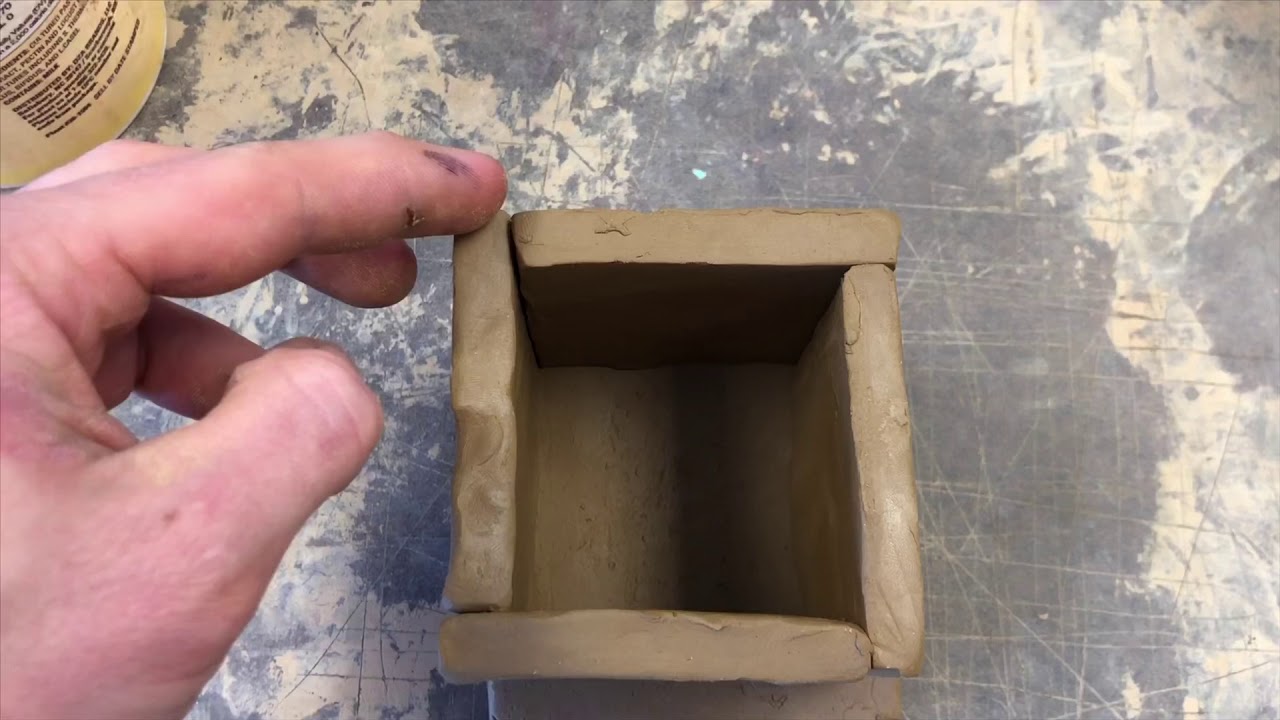 HOW TO MAKE A CLAY SLAB CUBE