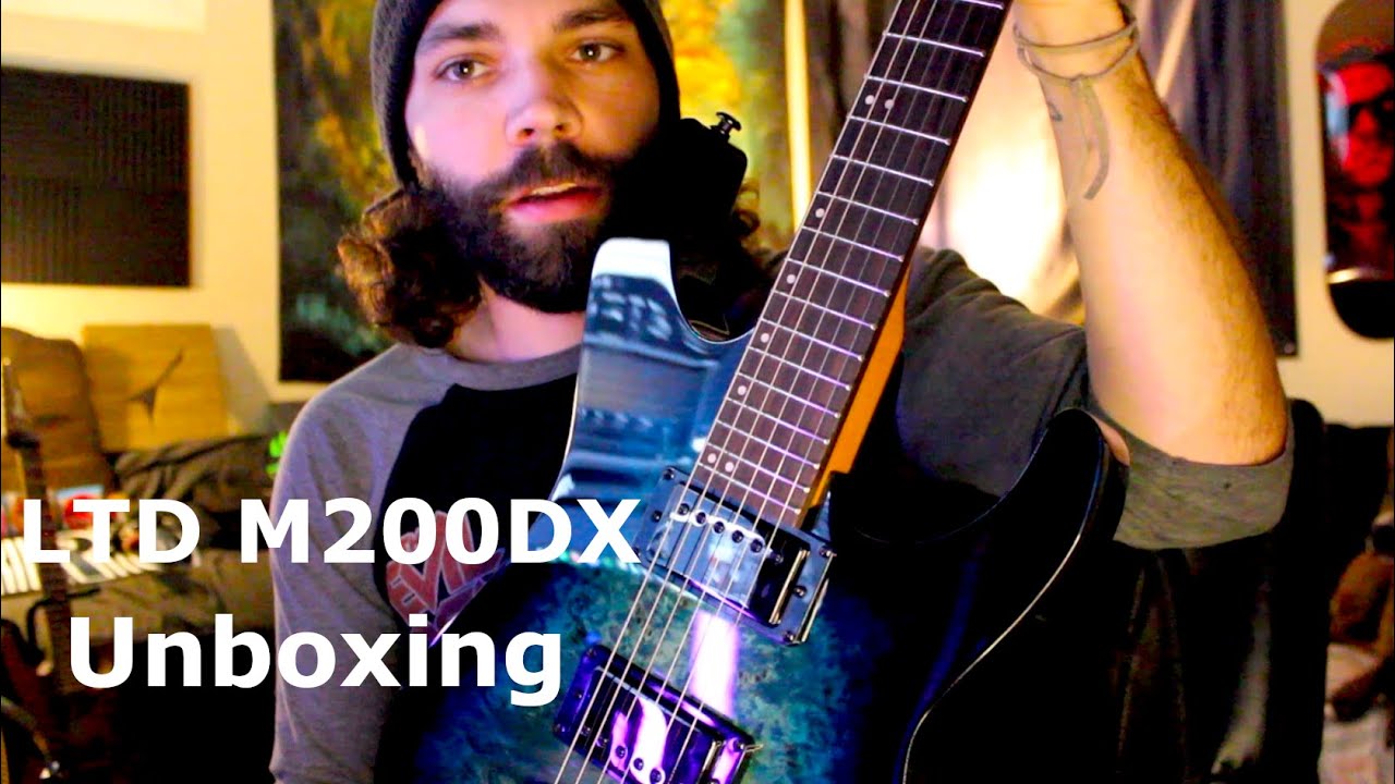LTD M200DX Unboxing