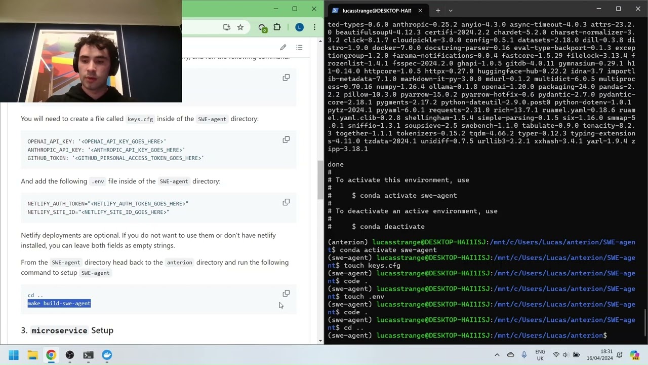 Anterion AI Install Tutorial (Windows/WSL)