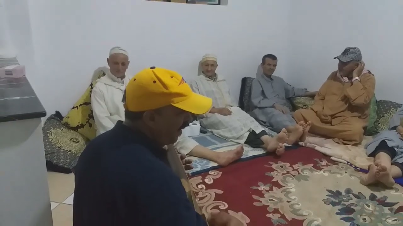 الرايس بيسموموين في دار الروايس عند الرايس عبدالمجيد  بحضور الحج الريح الرايس اجوجكل وا لوهمان انضام