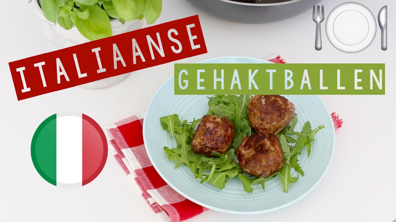 RECEPT: Italiaanse gehaktballen - LEKKER EN SIMPEL