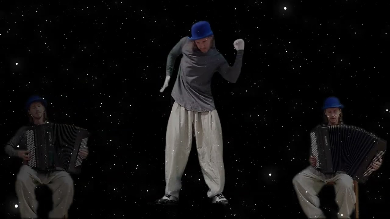 Soundscapes for accordion + street dance style waving #accordion #dance #music #space  #streetdance