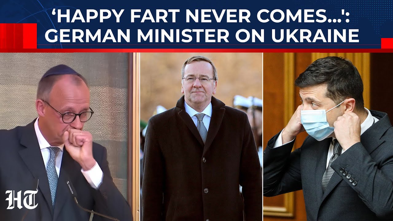 German Defense Chief Shocks Ukraine With Aid Quote ‘Happy Fart Never Comes From Miserable...’
