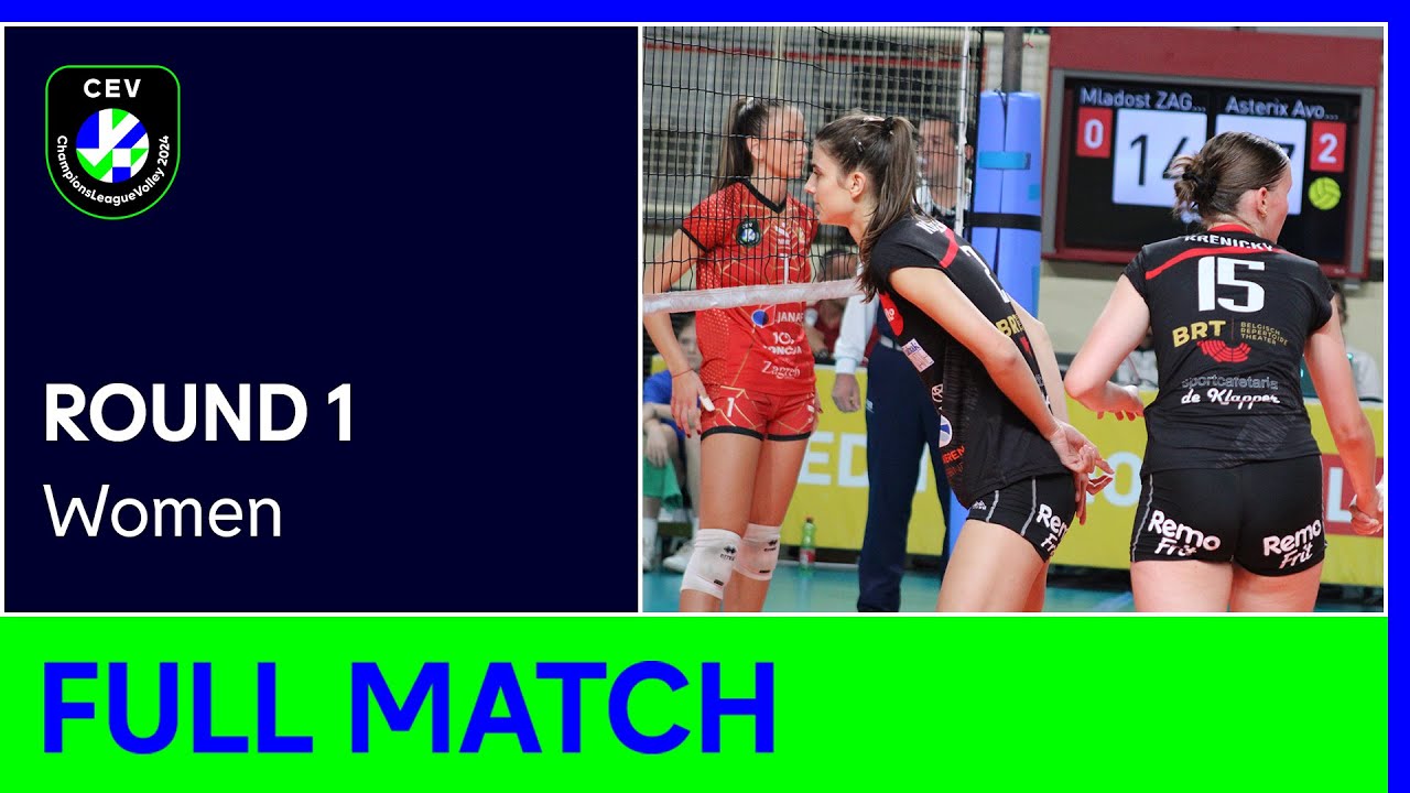 Full Match | Asterix Avo BEVEREN vs. Mladost ZAGREB | CEV Champions League Volley 2024