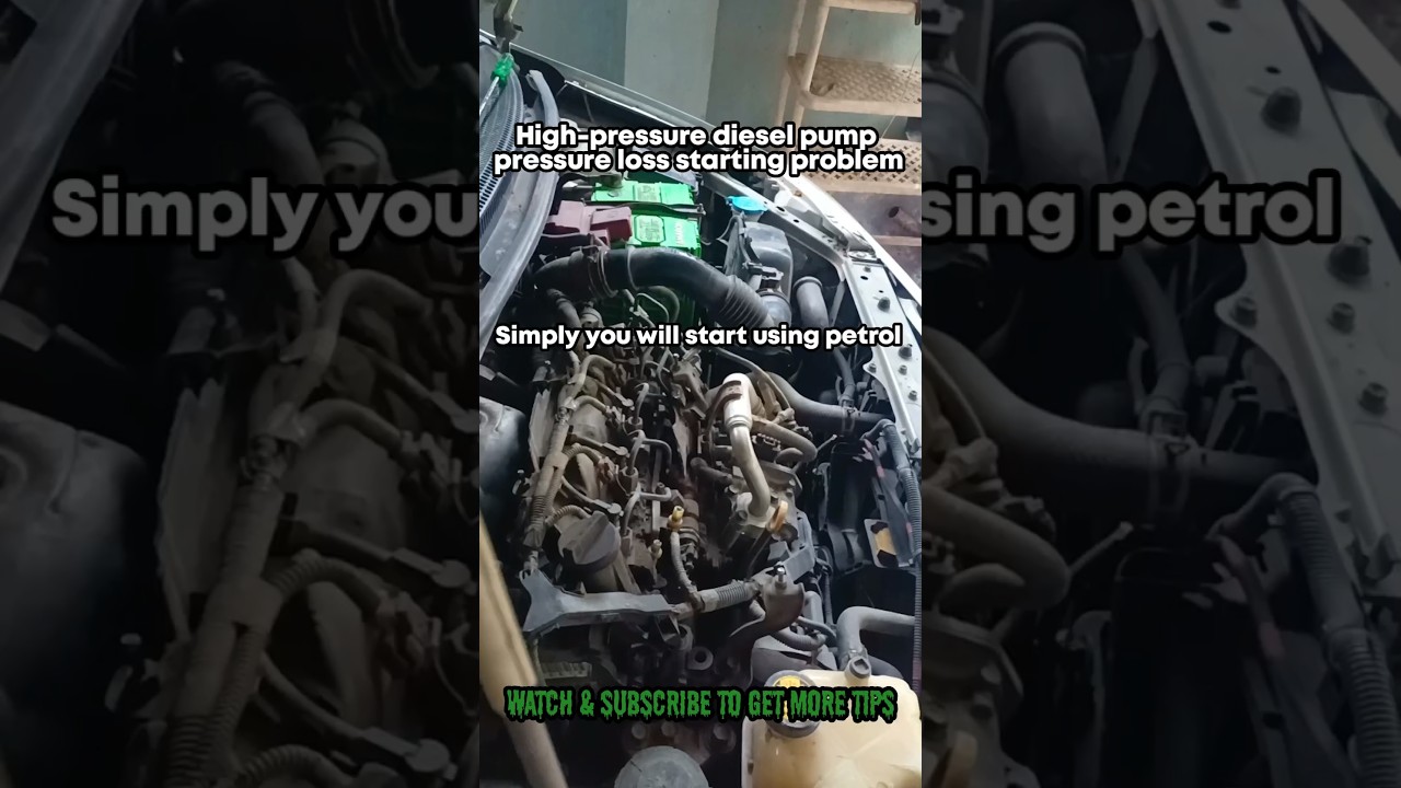 Starting problem due to low fuel pressure solution 