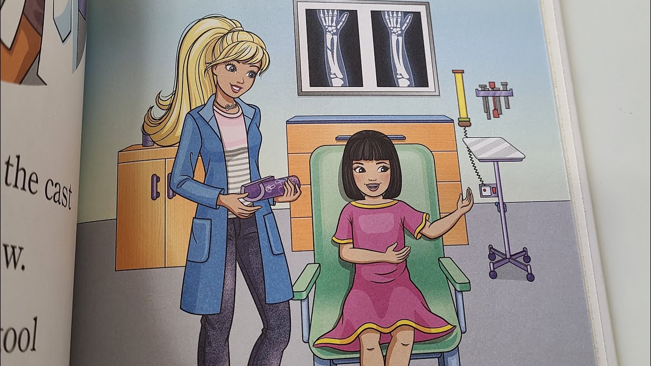 Barbie books collection! Barbie you can Be a Doctor ! Read a loud ! Kids picture story 📚 books !