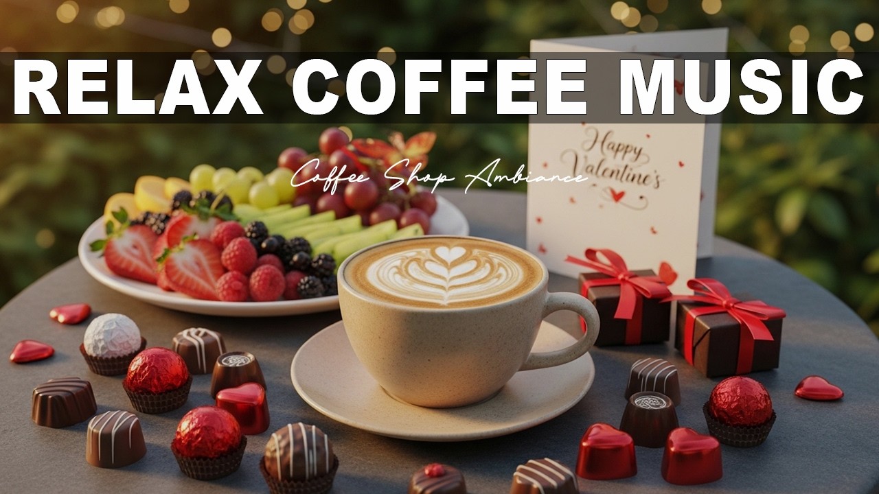 Relax Coffee Music ✨ Sweet Coffee Jazz Music & Holiday Bossa Nova Instrumental for Stress Relief