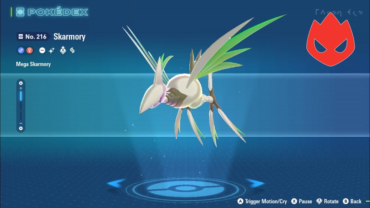 Shiny Alpha Skarmory | Pokémon Legends Z-A