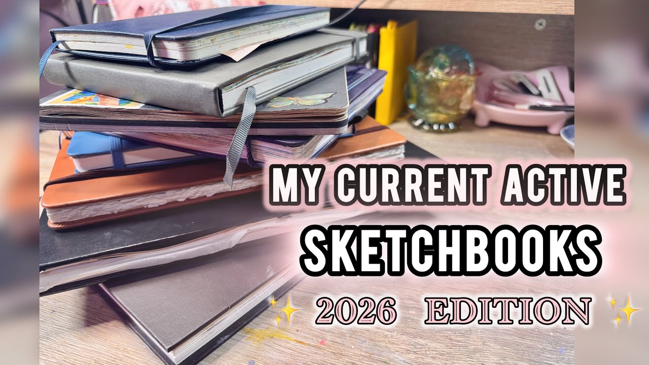 Rotate Sketchbooks to Flow & Grow 🌱 💫￼ ￼📚