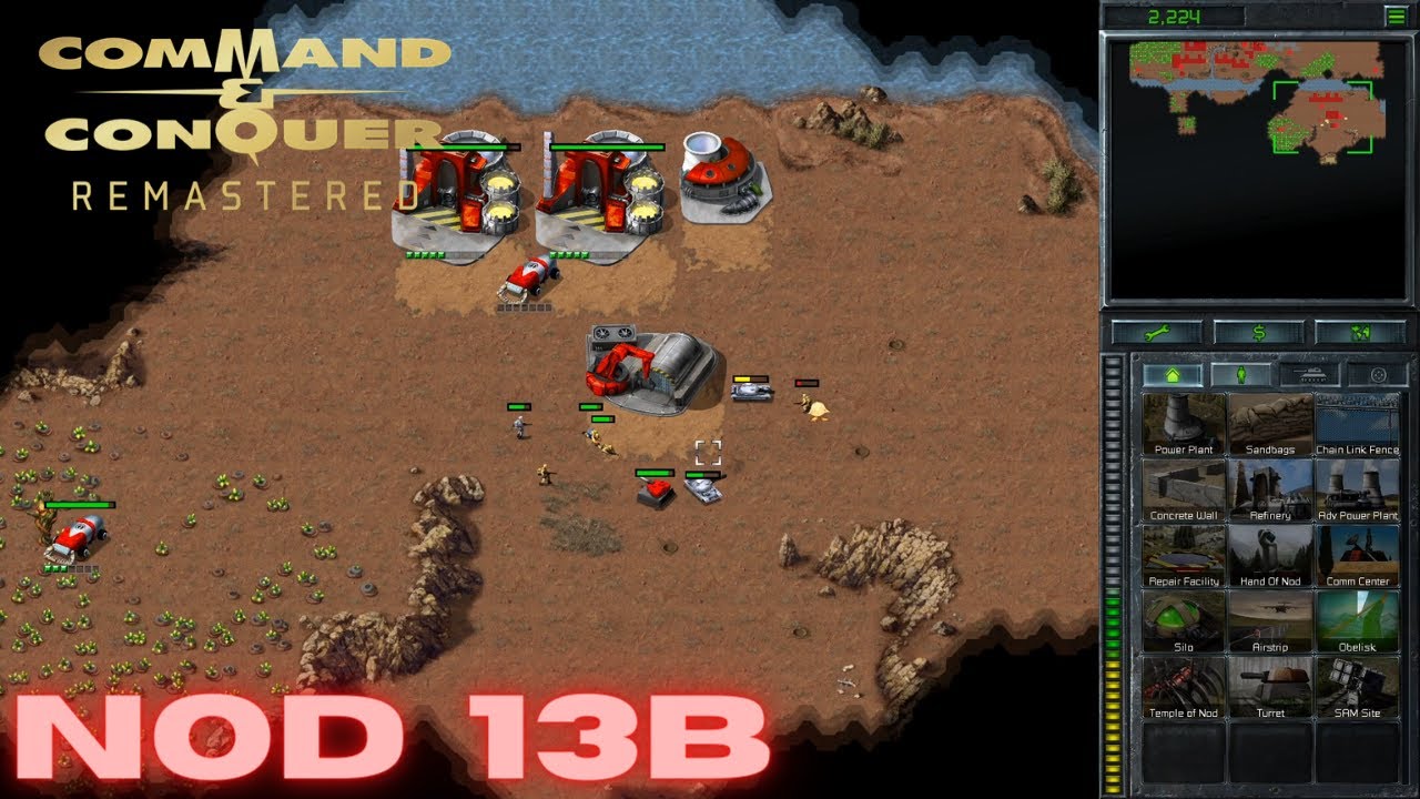Command & Conquer Remastered — Миссия NOD 13B — CRADLE OF MY TEMPLE, ЮЖНАЯ АФРИКА, ЦЕНТР (сложный)