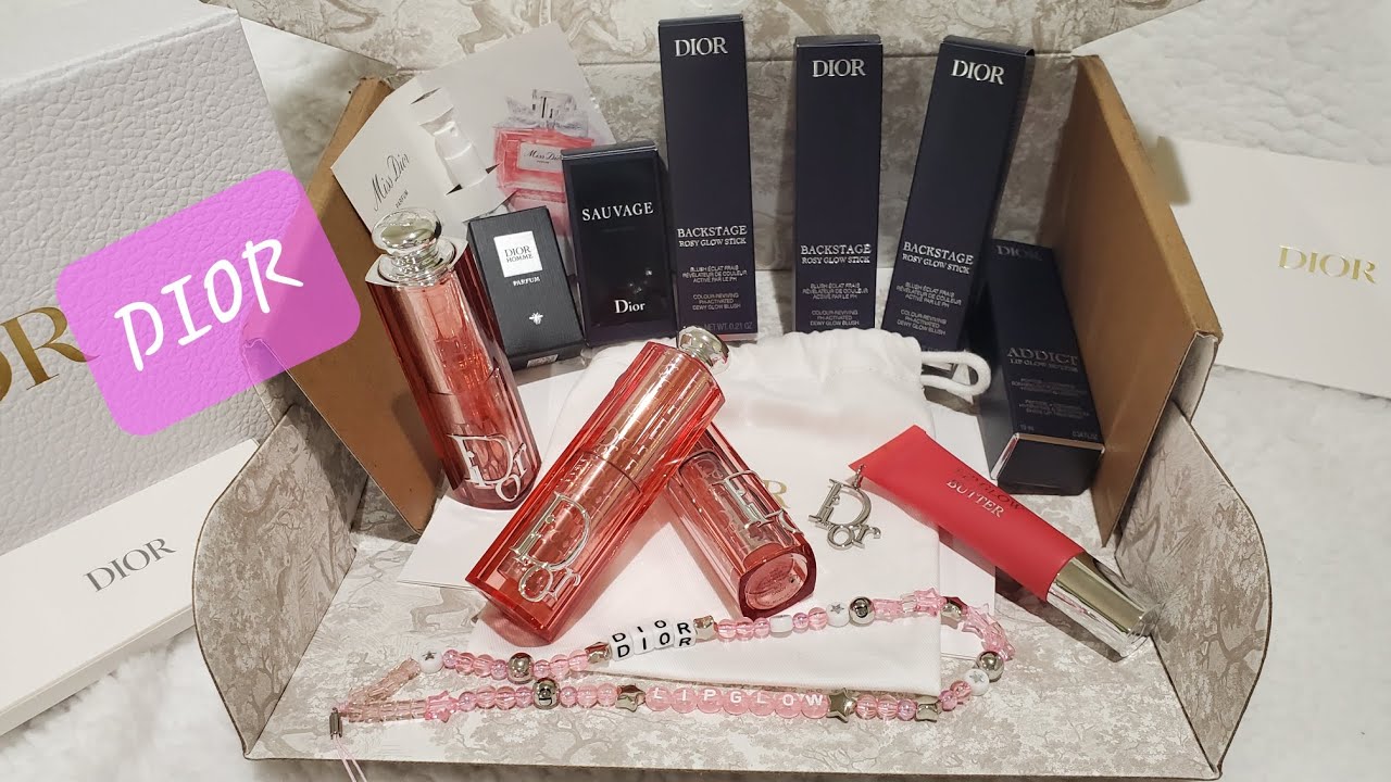 DIOR Backstage Rosy Glow Blush Sticks & Addict Lip Glow Butter