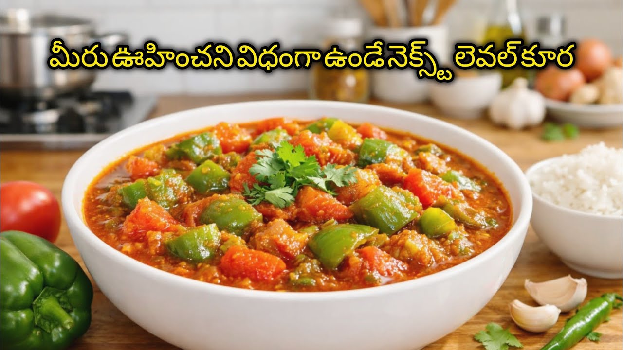 క్యాప్సికమ్ టమాటా కర్రి#friends#cooking#recipe#foodcook