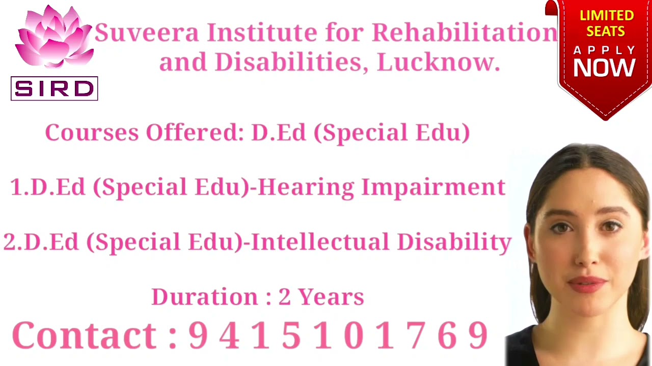 D. ED SPECIAL EDUCATION ADMISSION 2021| SPECIAL BSTC ADMISSION 2021 | RCI UPDATE