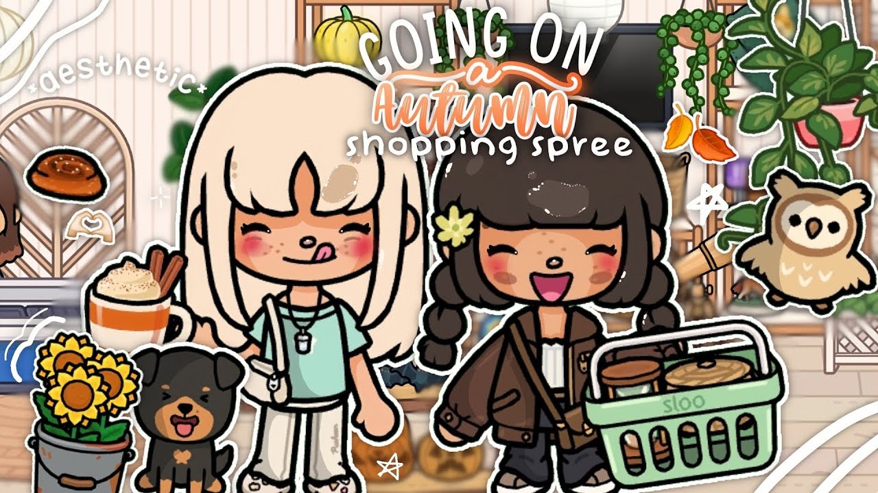 ||🍂🐥Going on an *AUTUMN* SHOPPING SPREE🫶🏻🥨|| *voiced🎙* || Toca Boca Roleplay 🌎 