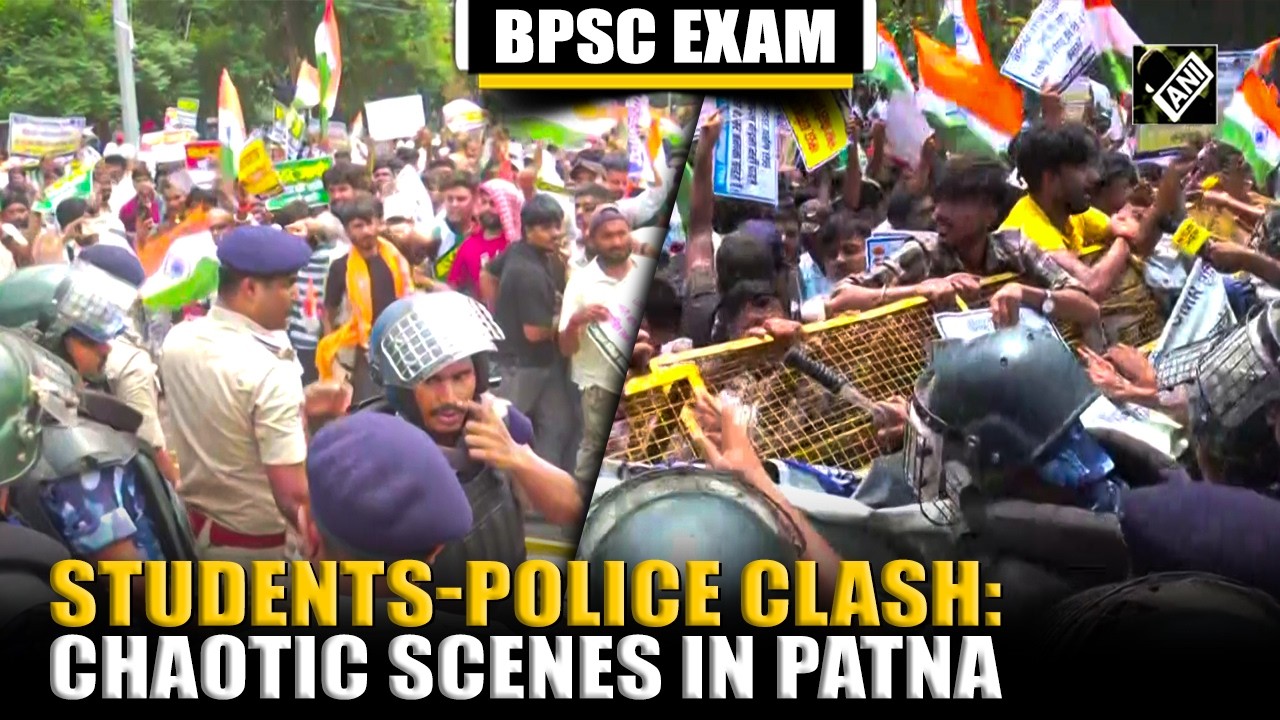 BPSC students out on streets in Patna, major clash with police as aspirants break barricades