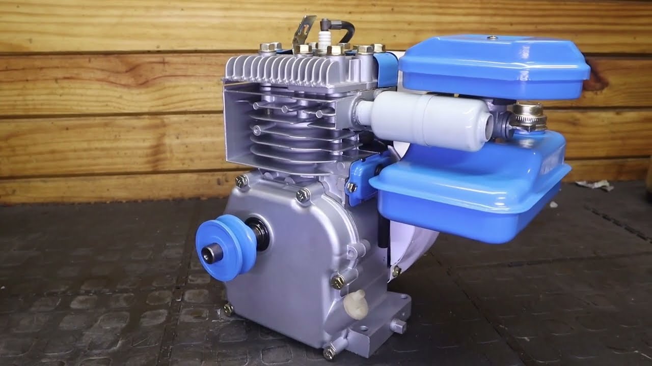 Briggs & Stratton 2HP engine startup.