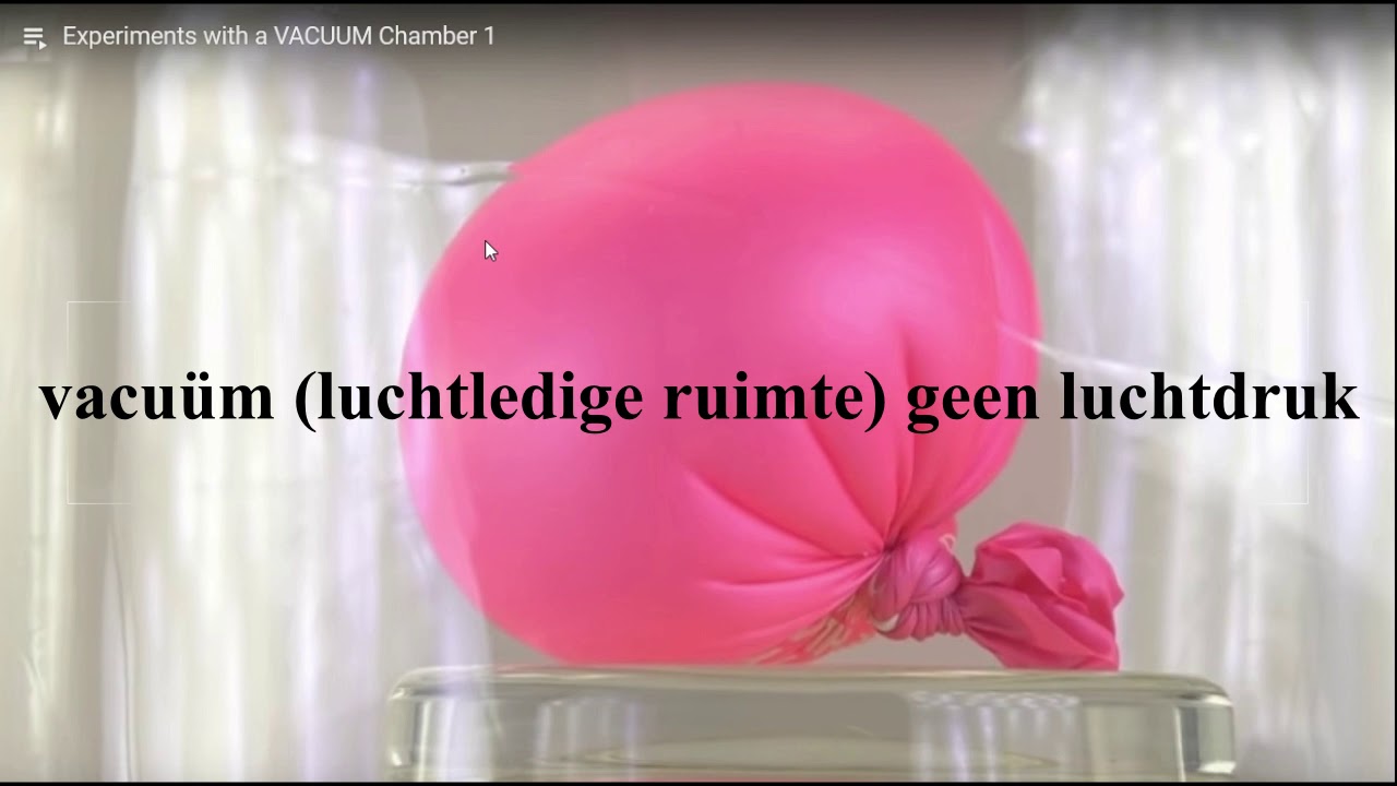 luchtdruk en tegendruk