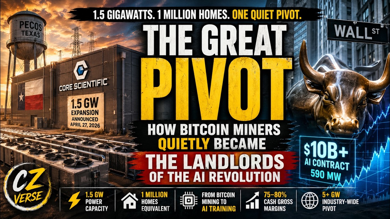 Bitcoin Miners Are Secretly Becoming AI's Landlords ($10B Pivot)