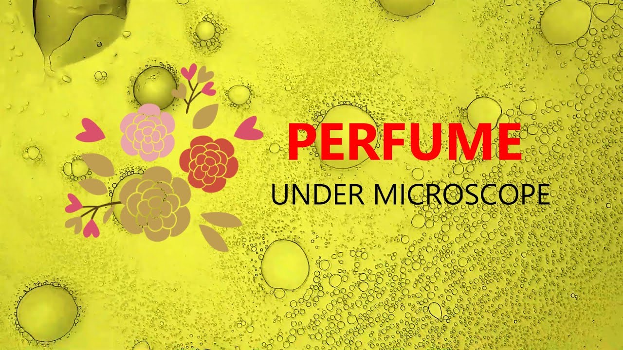 Perfume is so special under microscope! #beauty #noCGI