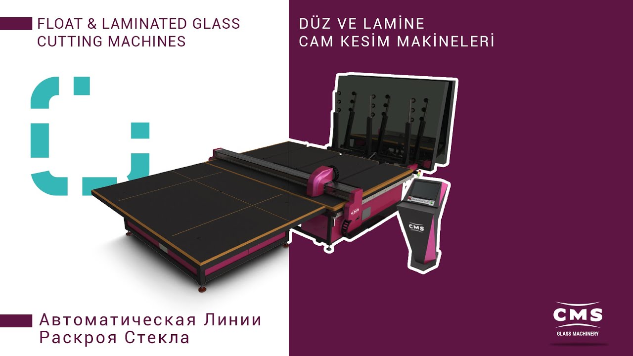Automatic Glass Cutting Machine with Loading Arm #glass #glasscutting #doubleglass #glassprocessing