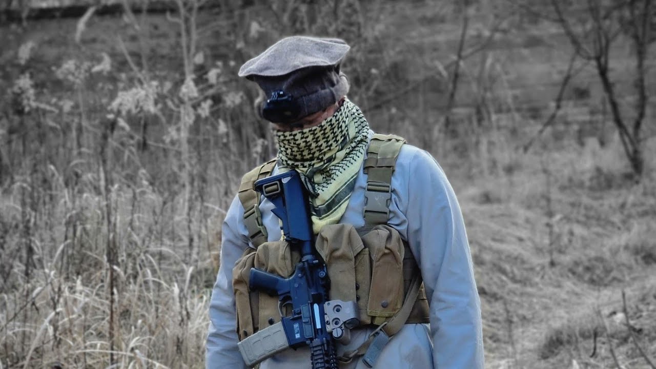 Taliban with captured US weapon / Airsoft gameplay montage / Systema PTW