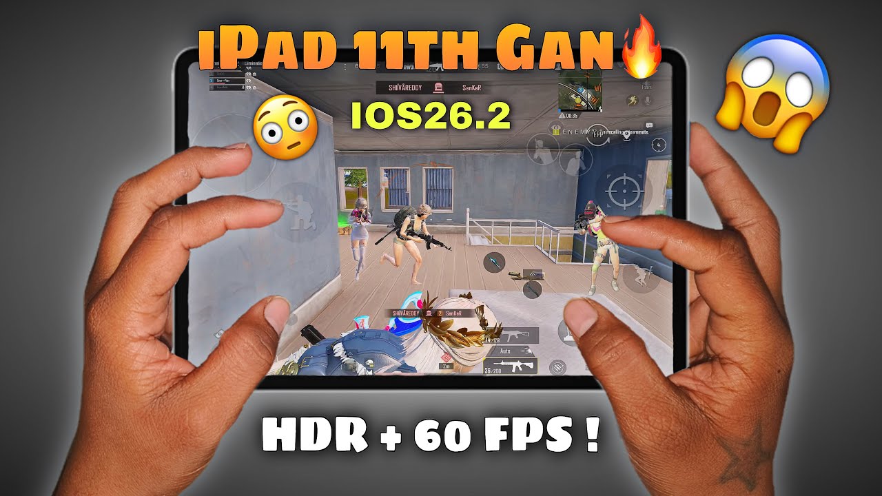iPad 11th Gen (2026)? performance HDR & 60 FPS Gameplay Test / iOS 26.2 Update 