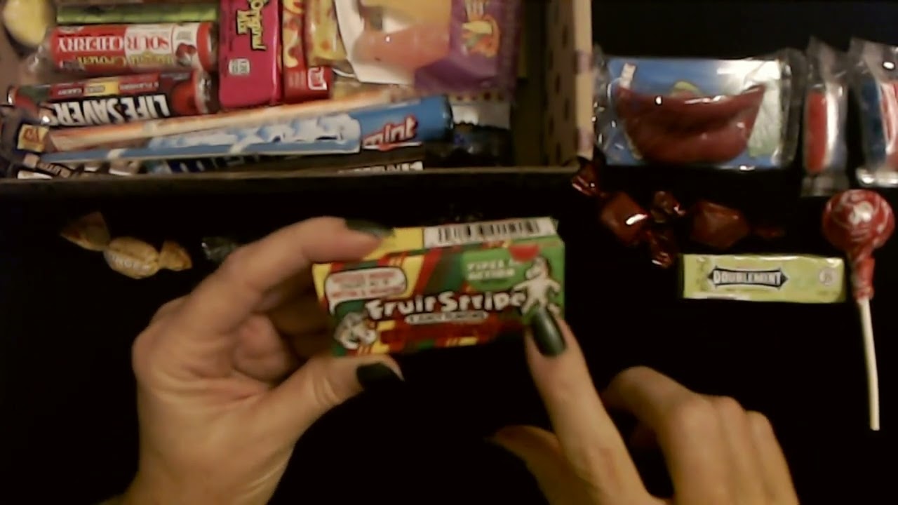 ASMR | 1960s Candy Box Show & Tell Part II (Whisper)