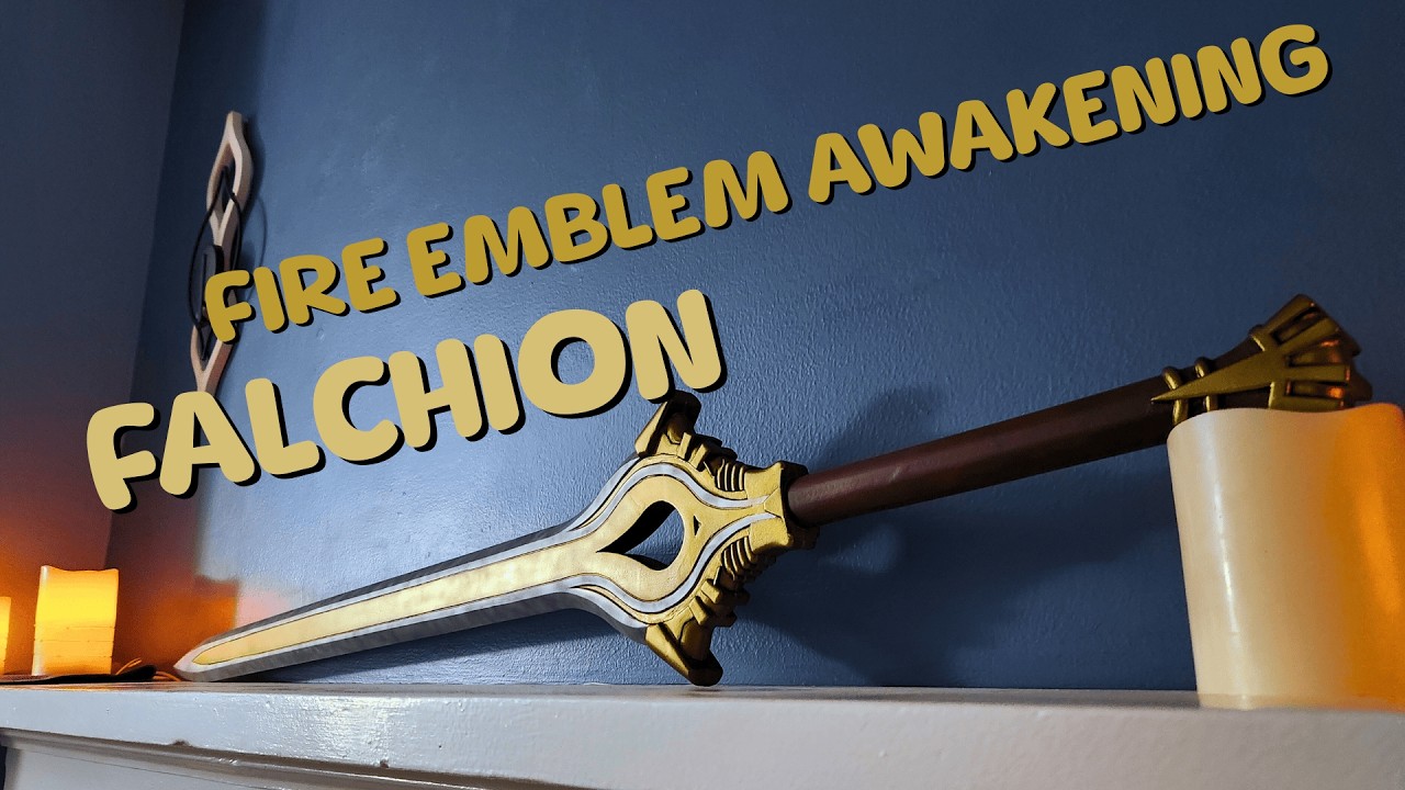 Making a Falchion Prop for the Mantlepiece