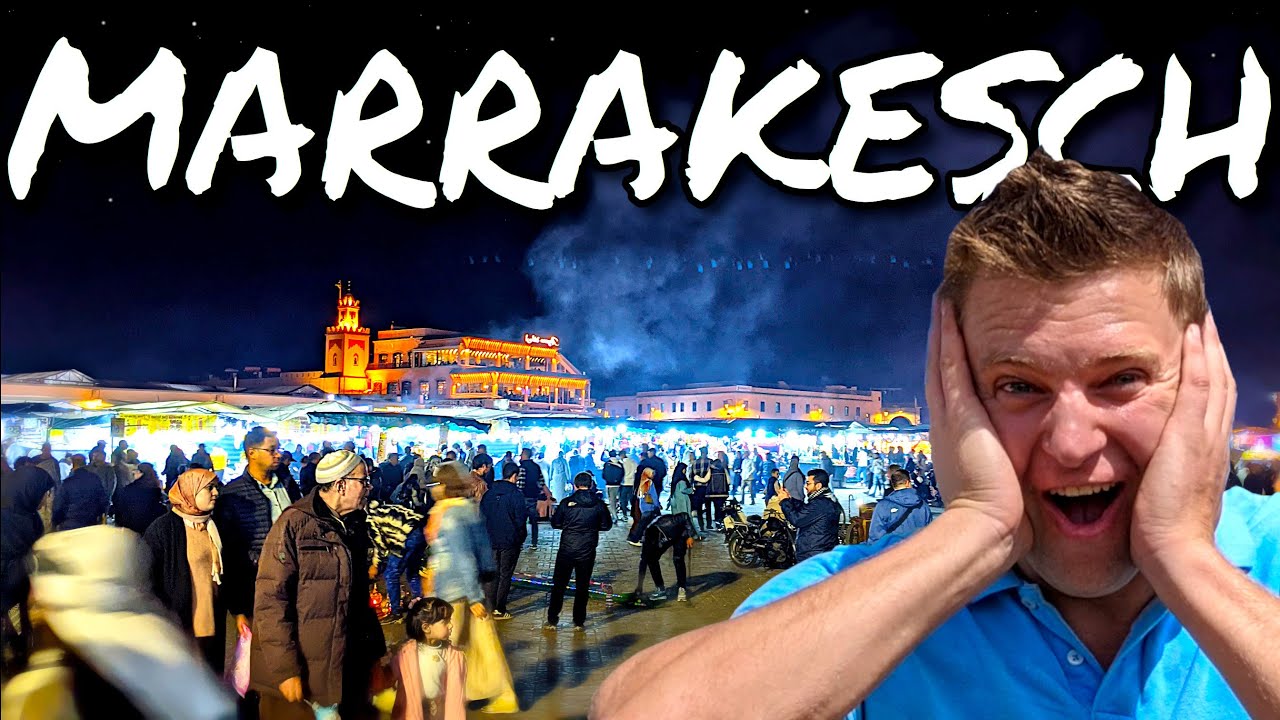 SO hätten wir uns MARRAKESCH nicht vorgestellt! 🇲🇦