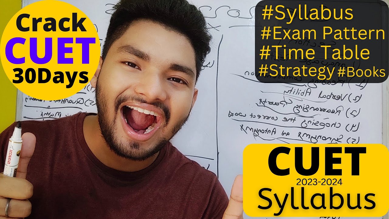 CUET 2023 Complete Syllabus & Preparation Strategy by UntoldMak