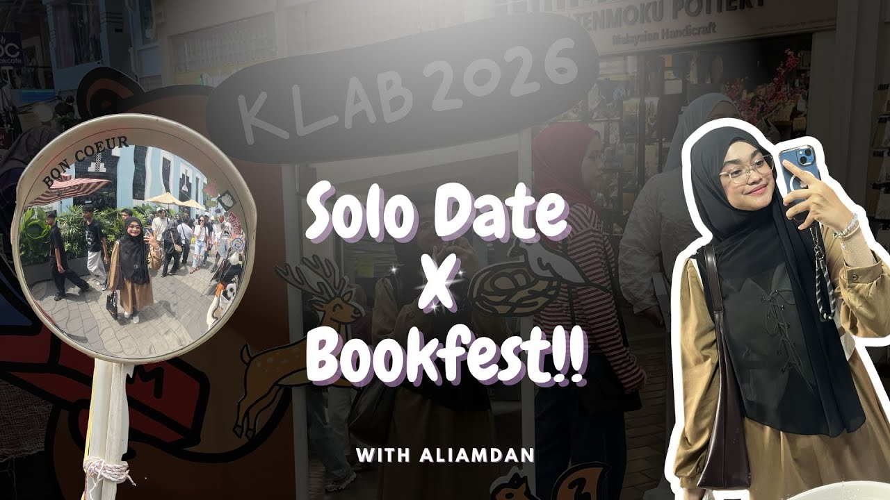 VLOG | SOLO DATE X BOOKFEST AT PASAR SENI 💐 | KLAB2026