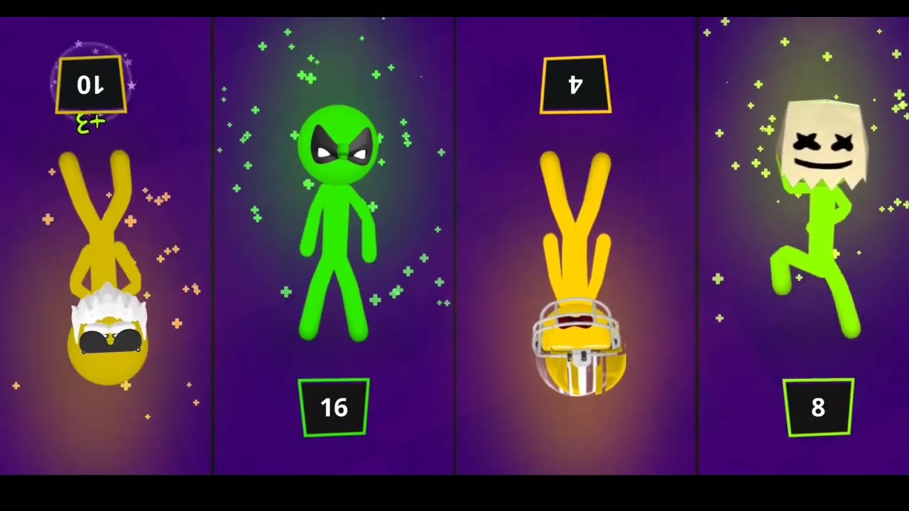 💚 Stickman Party funny moments | Stickman Memes 50/50