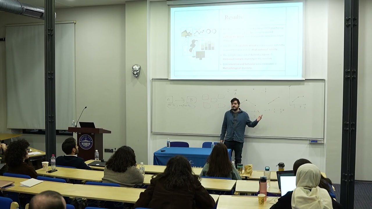 Melih Varol - Earthquake Threat & Cooperation | Understanding Cooperation Workshop