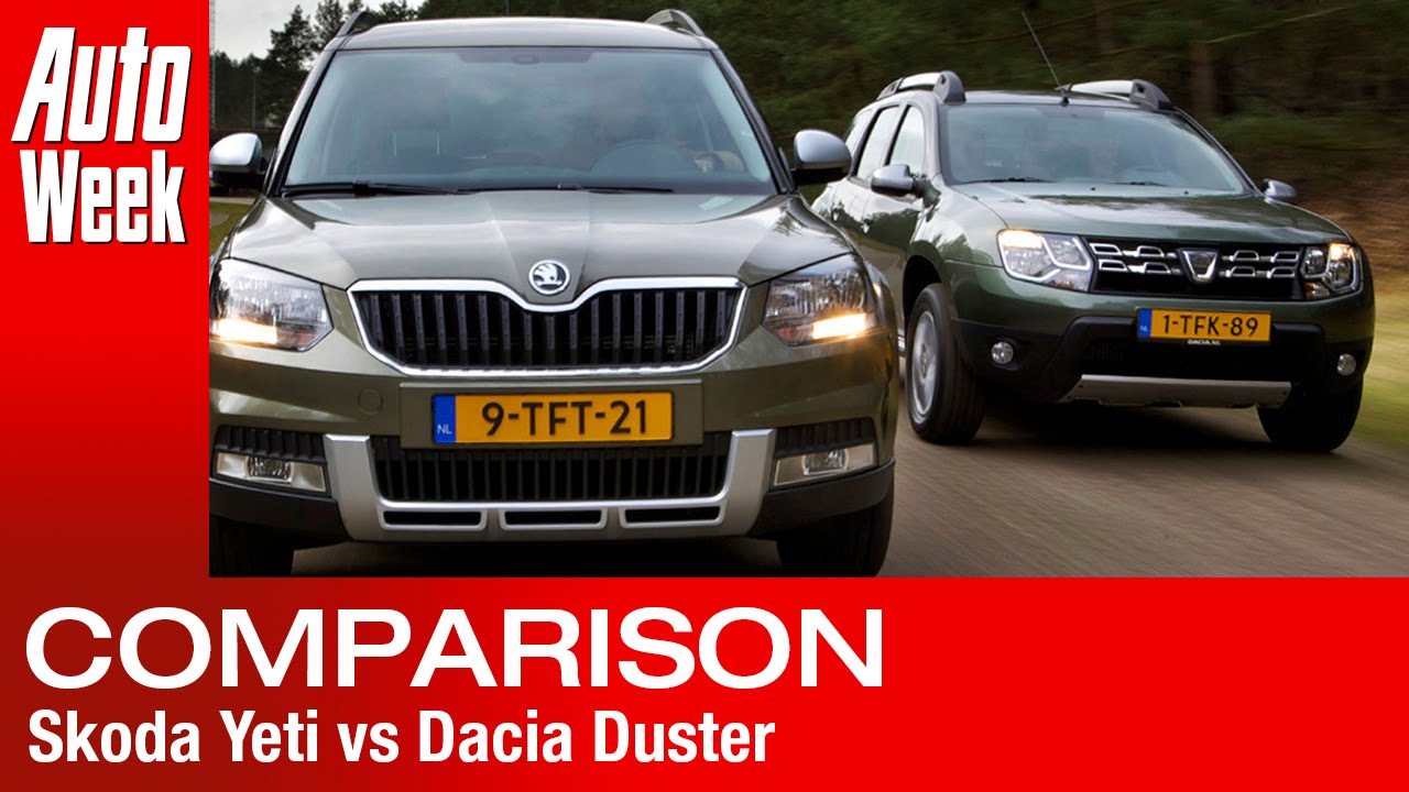 Dacia Duster vs. Skoda Yeti - English subtitled