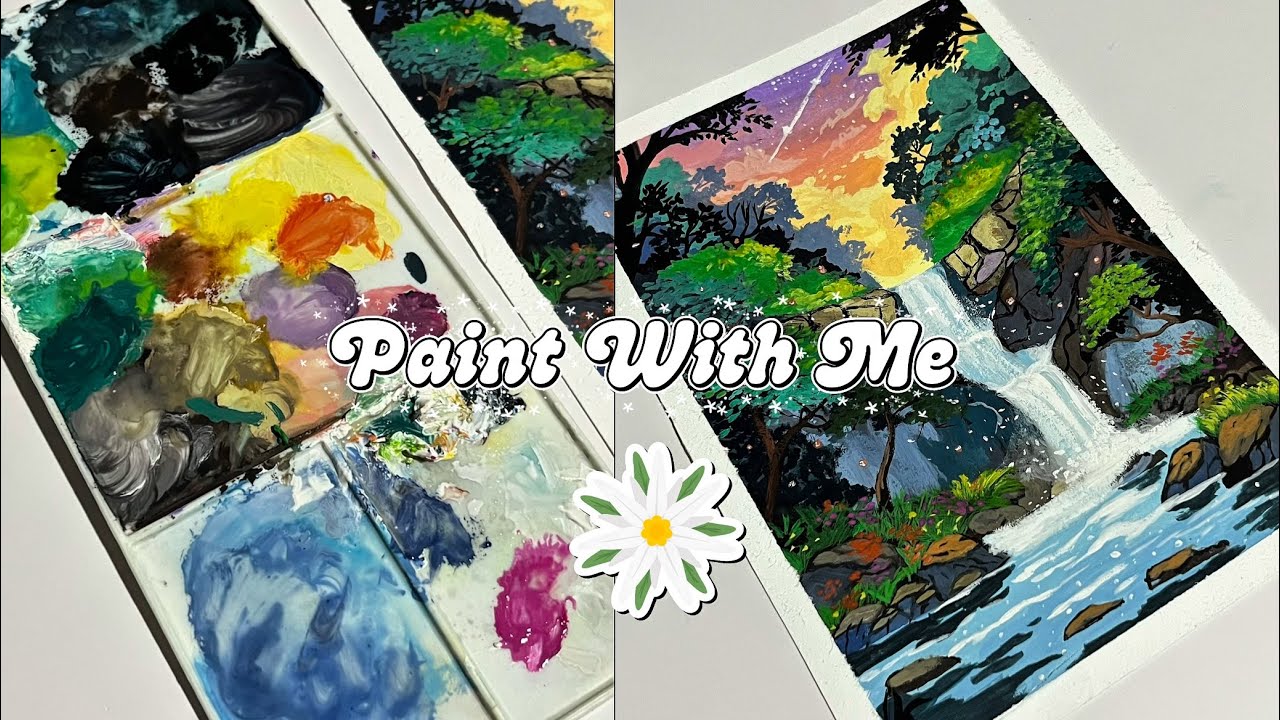 𝐺𝑜𝑢𝑐ℎ𝑒 𝑝𝑎𝑖𝑛𝑡𝑖𝑛𝑔 🖌️🎨 | 𝐺ℎ𝑖𝑏𝑙𝑖 𝑆𝑐𝑒𝑛𝑒𝑟𝑦 ☘️🌿(⁠´⁠∩⁠｡⁠•⁠ ⁠ᵕ⁠ ⁠•⁠｡⁠∩⁠`⁠)