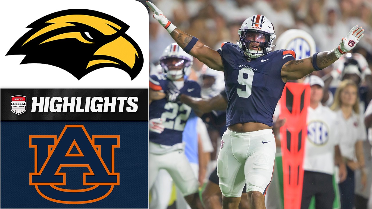 Southern Miss Golden Eagles vs. Auburn Tigers | Full Game Highlights | ESPN College Football
