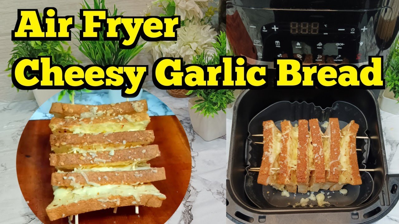 Epic Cheesy Garlic Bread Tower in Air Fryer | Irresistible Pull-Apart Snack!