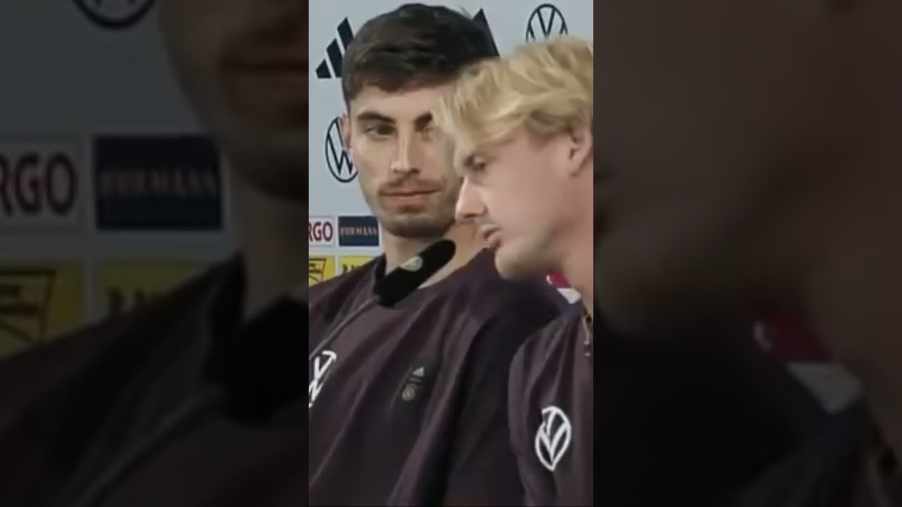 Kai Havertz is in love with Julian Brandt #dfbteam #borussiadortmund #arsenal