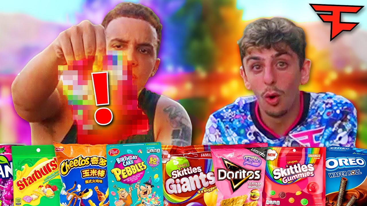 Taste Testing EXOTIC SNACKS with FaZe Rug!