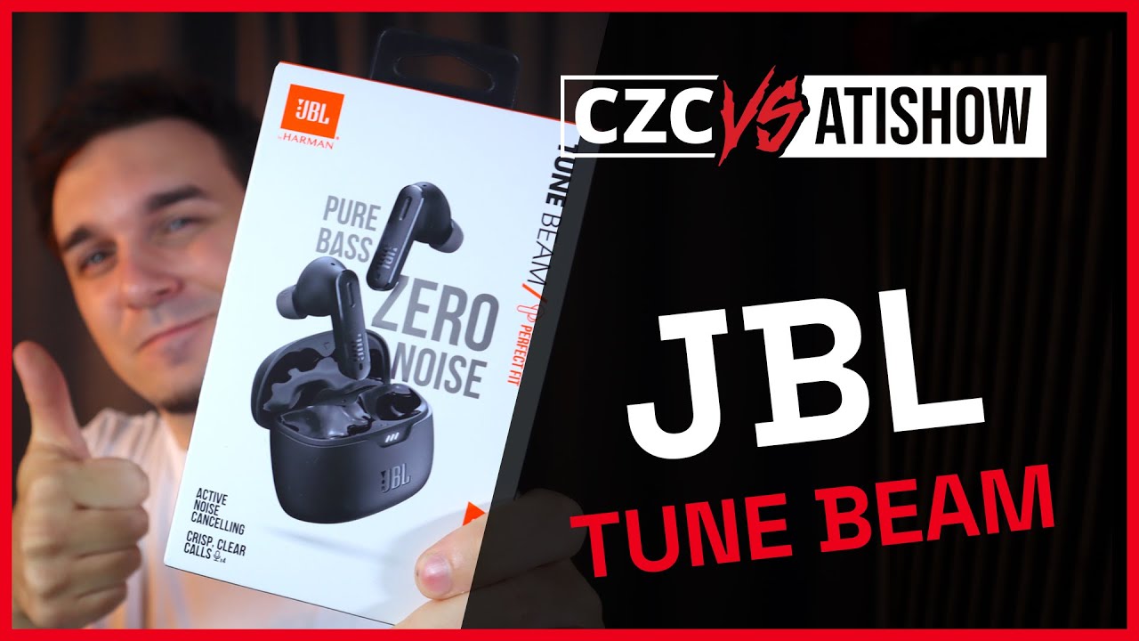 Hodně skvostně vybasovan&eacute; muziky za m&aacute;lo peněz | Sluch&aacute;tka JBL Tune Beam | CZC vs AtiShow