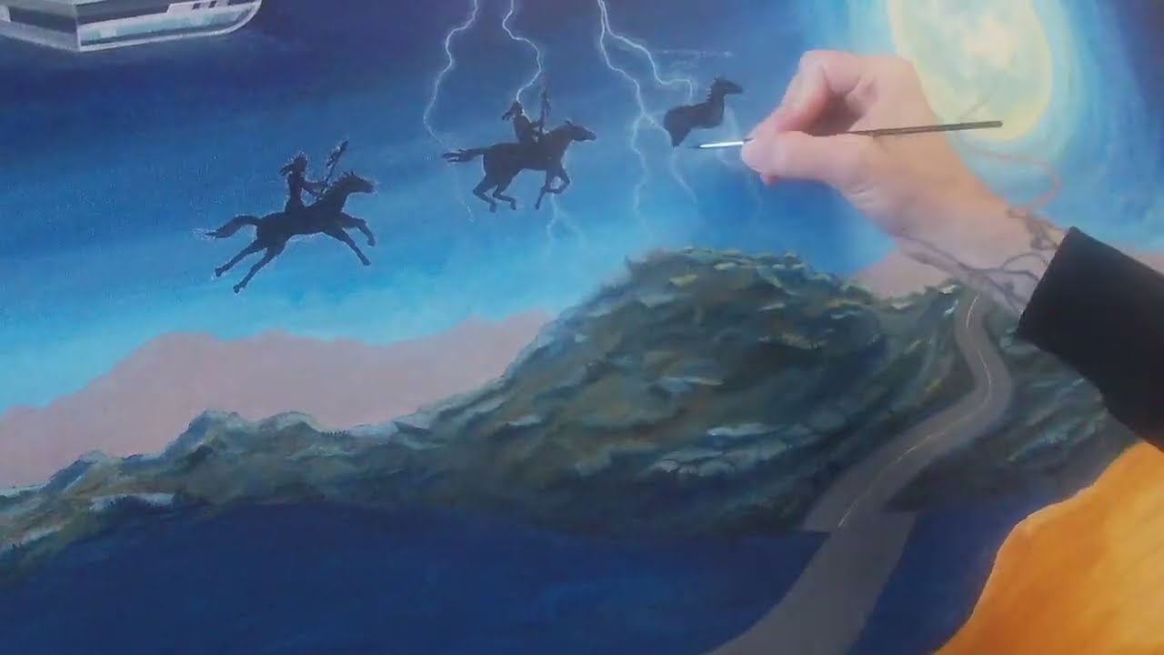 Def P - De Hagendissenkoningin (Def P painting 