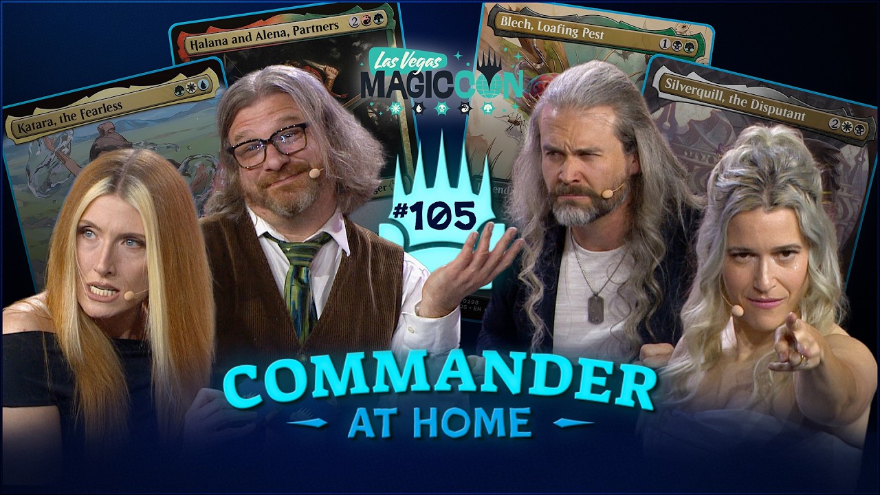 Commander at Home...at MagicCon Vegas LIVE feat The Professor and Voxy! | Episode 105