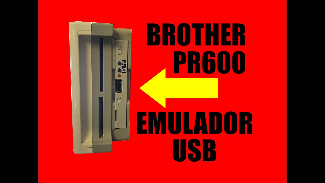 Brother Pr600 emulador USB   Brother pr600 usb emulator