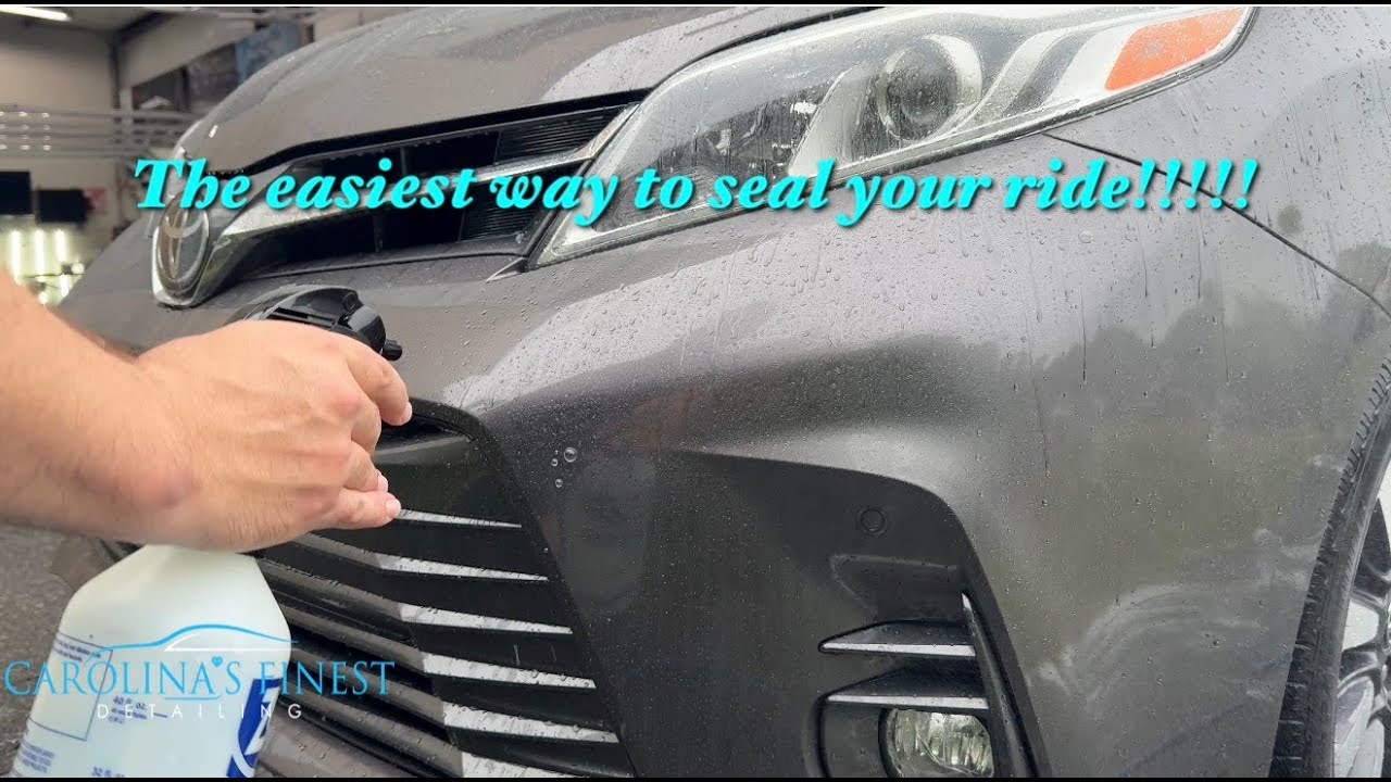 Why I love water activated Spray Sealants!!!!