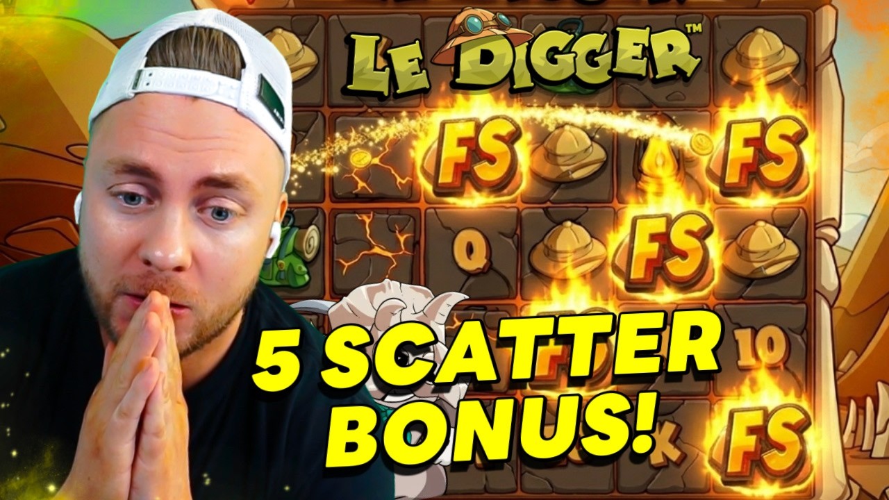 (NEW SLOT) LE DIGGER RARE 5 SCATTER BONUS! 💎