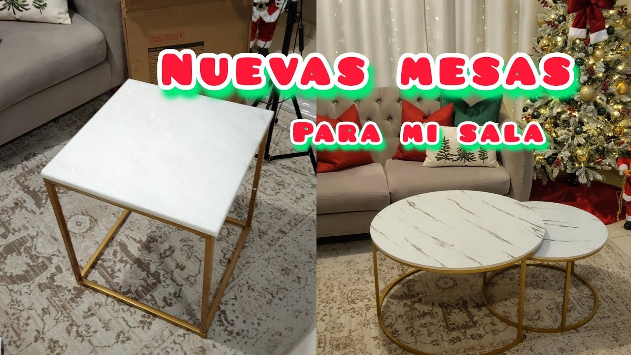 ¡Llegaron mis mesas de centro y lateral! 😍+ Ajiaco de zapallo a mi manera. 