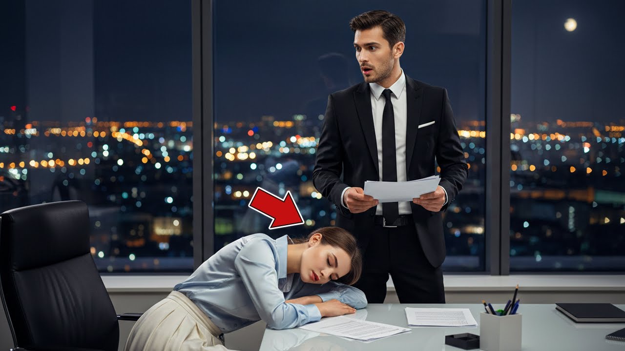 Le millionnaire trouve sa femme de ménage endormie… ce qu’il lit cette nuit-là le brise.