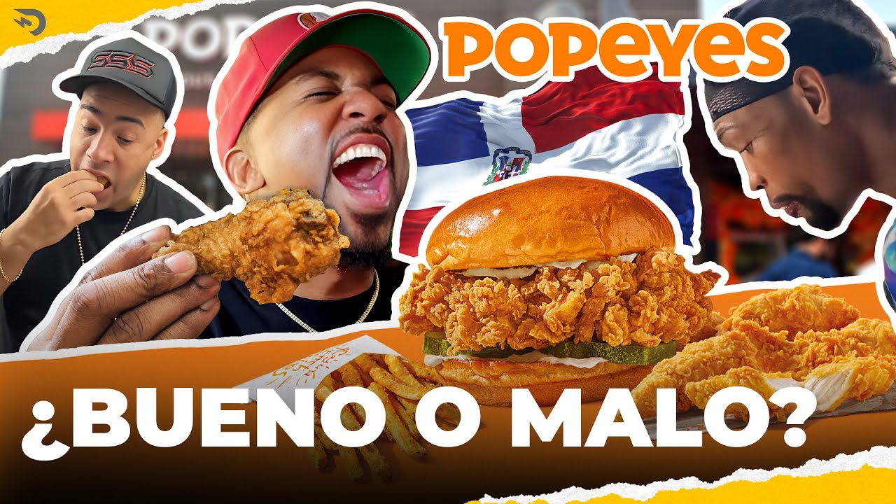 ¡NO LO PUEDO CREER! PROBE EL POLLO DE POPEYE 😱 EL DOTOL NASTRA