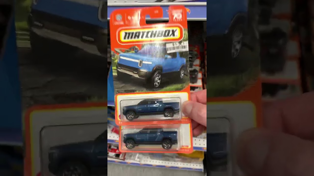 Peg Hunting Matchbox Rivian R1T