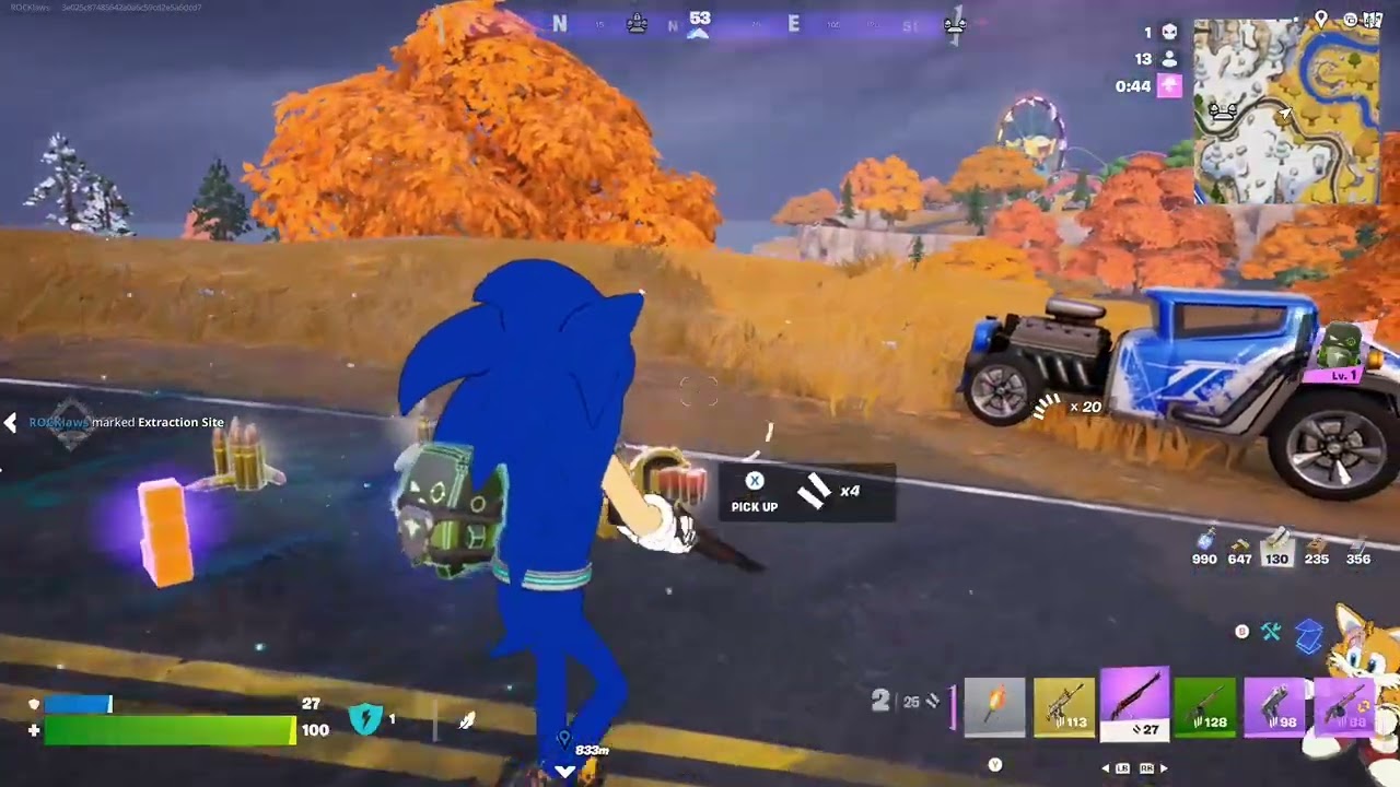 DRIFT Collect Wrixel (Drift's) parts at Green Hill Zone in #fortnite #chapter7season4